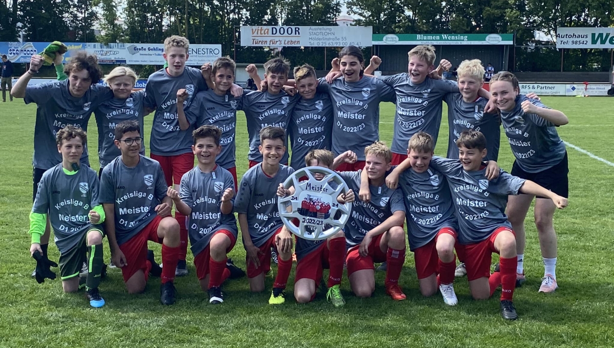 D1 ist Meister der Kreisliga B und Aufsteiger in die A-Liga